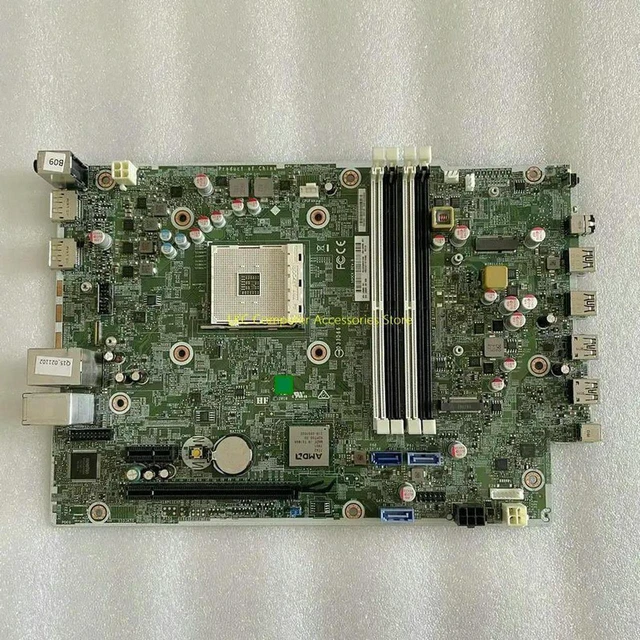 Alt view image 2 of 4 - Desktop Motherboard for EliteDesk 705 G4 SFF PC, Part Number L02056-001 L05065-001 L05065-601, AM4 Socket DDR4 Mainboard, Fully Tested Working System Board for EliteDesk 705 G4 SFF Small Form Factor D