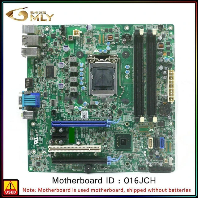 Main image of Desktop Motherboard for OptiPlex 990 790 MT DT PC, Board E93839 KA0121 Part Number 16JCH 016JCH CN-016JCH, Fully Tested Working Mainboard, Replacement System Board for OptiPlex 990 790 MT DT Desktop H