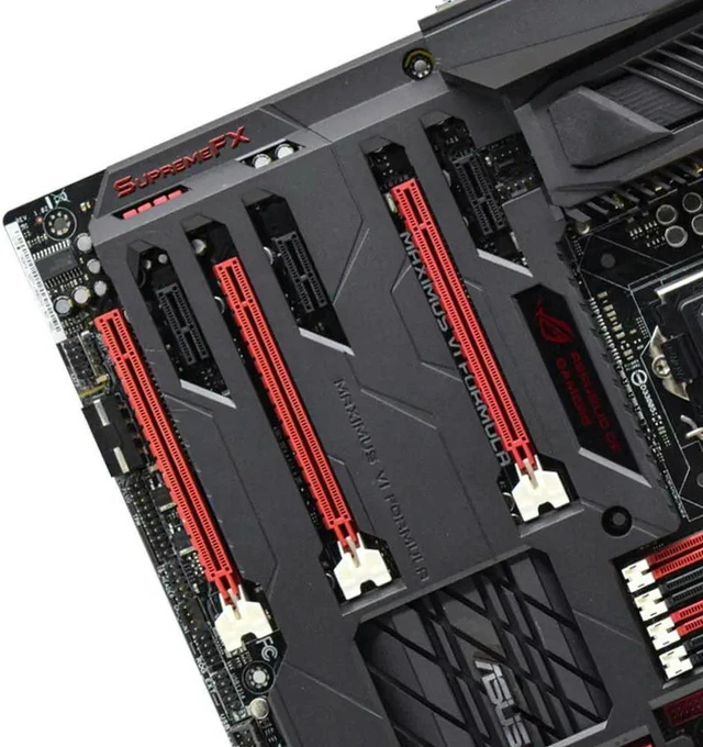 Main image of MAXIMUS VI FORMULA ATX Gaming Motherboard, ROG Series Intel Z87 Chipset LGA1150 Socket, 4 DDR3 RAM Slots, Supports 4th Gen Core i3 i5 i7 CPUs, Onboard Gaming Audio & Rich Expansion, Fully Tested Mainb