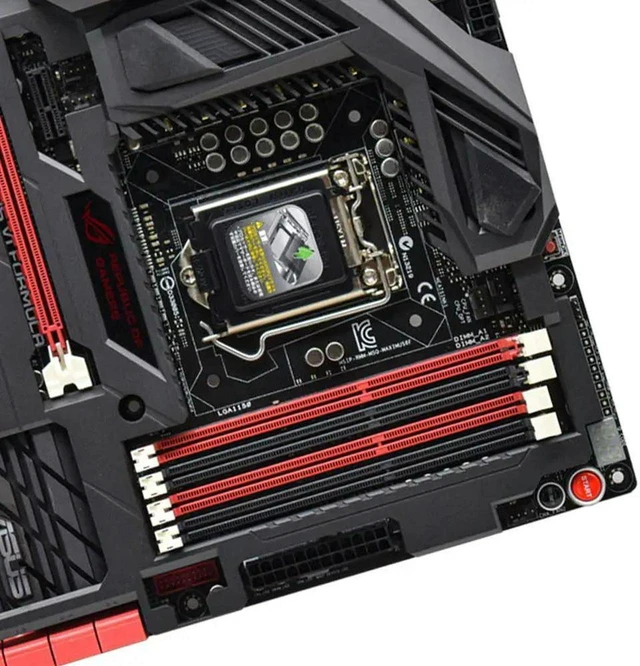 Alt view image 2 of 4 - MAXIMUS VI FORMULA ATX Gaming Motherboard, ROG Series Intel Z87 Chipset LGA1150 Socket, 4 DDR3 RAM Slots, Supports 4th Gen Core i3 i5 i7 CPUs, Onboard Gaming Audio & Rich Expansion, Fully Tested Mainb