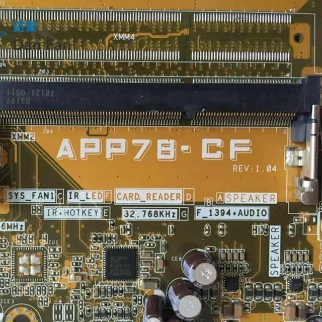 Alt view image 2 of 4 - AIO All-In-One Motherboard for TouchSmart 300 300-1040IN PC, Board APP78-CF Part Number 510762-001 540762-002, Fully Tested Working Mainboard, Replacement System Board for TouchSmart 300 300-1040IN AI