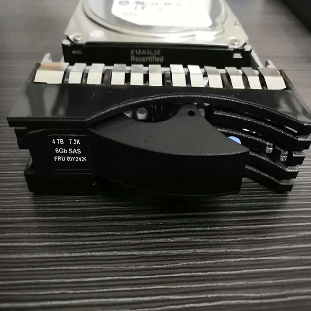 Alt view image 2 of 3 - 4TB 3.5" SAS 6Gb/s 7200RPM 64MB Cache Internal Server Hard Drive for V3700 Storage Array, Part Number 00Y2426 00Y2475 00Y5830, LFF Enterprise SAS HDD, Storage Disk for V3700 Storage Expansion & Hardwa