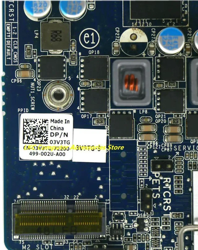 Alt view image 3 of 4 - Desktop Motherboard for Alpha R1 PC, Board DH81M01 Part Number J8H4R 3V3TG 0J8H4R 03V3TG CN-0J8H4R CN-03V3TG, Fully Tested Working Mainboard, Replacement System Board for Alpha R1 Desktop Computer Har