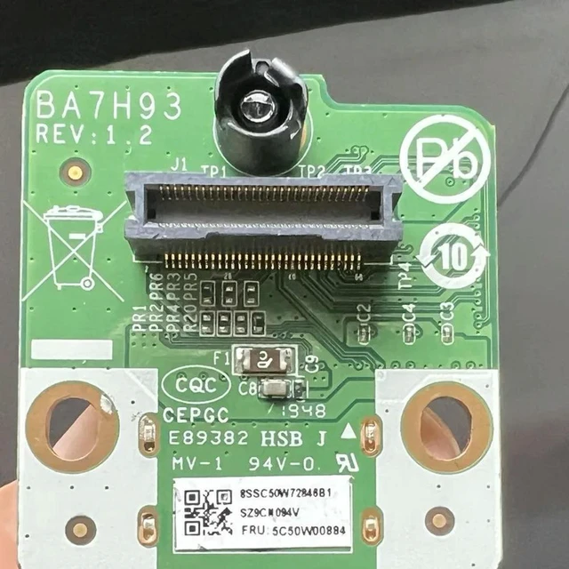 Alt view image 2 of 3 - DP With Redriver Card BA7H93 REV:1.2 for ThinkCentre M920q M720q M920x P330 M75q-1, Part Number 5C50W00884, Fully Tested Working DP Redriver Sub Card, Replacement Expansion Board for ThinkCentre Tiny