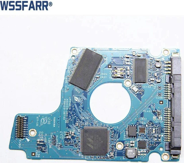 Main image of HDD PCB Controller Logic Board for Toshiba 2.5 Inch SATA Hard Drive, Data Recovery Hard Disk Repair Replacement PCB, Compatible with MK5059GSX MQ01UBD100 MQ01ABD050