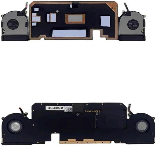 Main image of For Dell XPS 13 7390 2-in-1 CPU Graphics Heatsink Fan Assembly 0VDFK8, Laptop Cooling Radiator Replacement Thermal Module