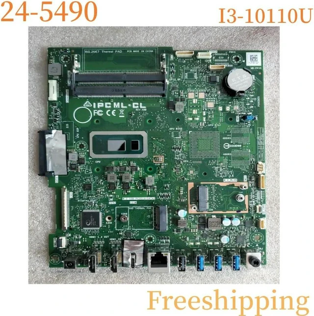 Alt view image 3 of 4 - CN-0C8JG6 All-in-One Motherboard IPCML-CL for Inspiron 24-5490, PN 0C8JG6 C8JG6 Integrated with I3-10110U CPU, Fully Tested Working AIO Mainboard Replacement Repair Board