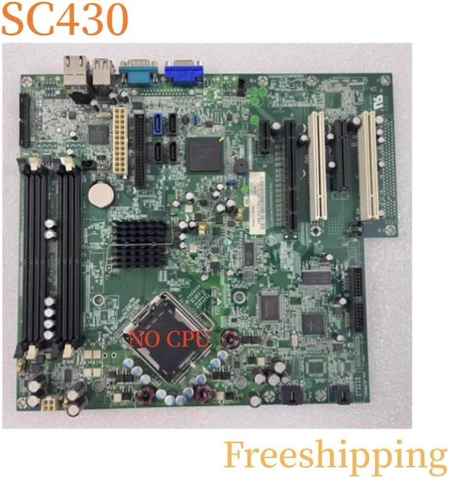 Alt view image 2 of 3 - CN-0NJ886 Server Motherboard for PowerEdge SC430, PN 0NJ886 NJ886 0M9873 M9873, LGA775 DDR4 Mainboard, Fully Tested Working System Board Replacement for Server Repair & Maintenance
