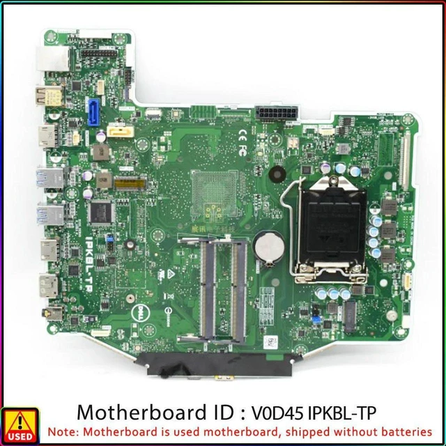 Main image of 24 7450 AIO All-in-One Motherboard IPKBL-TP PN 0V0D45 7CH6V P2Y2K CP116, Integrated AIO Mainboard, Fully Tested Working System Board Replacement for All-in-One Desktop Repair