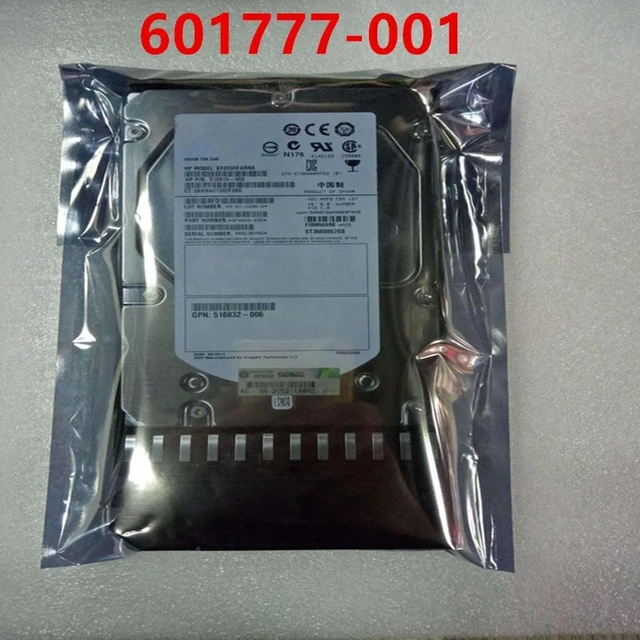 Alt view image 3 of 4 - 600GB 3.5 Inch SAS 6Gb/s Server Internal Hard Drive PN 601777-001 AP860A, 15000RPM 64MB Cache Enterprise HDD, Fully Tested Working Hard Disk Replacement for Server Storage Repair & Array Build