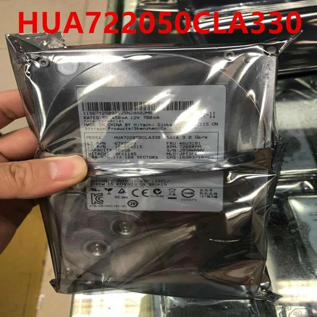 Main image of Hitachi 500GB 3.5 Inch SATA Enterprise Internal Hard Drive HUA722050CLA330, 7200RPM 32MB Cache HDD, Fully Tested Working Hard Disk Replacement for Server Storage and Industrial PC Repair