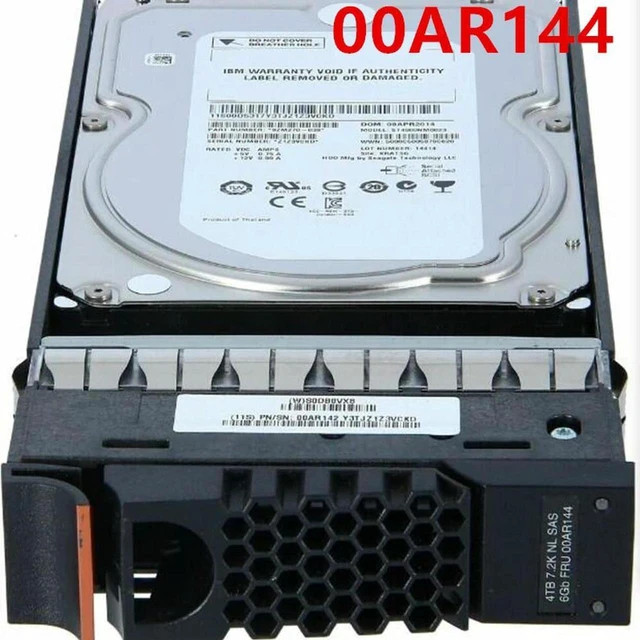 Main image of V7000 4TB 3.5 Inch SAS 6Gb/s Server Internal Hard Drive PN 00AR142 00AR144, 7200RPM 128MB Cache Enterprise HDD, Fully Tested Working Hard Disk Replacement for V7000 Storage Array Repair & Upgrade