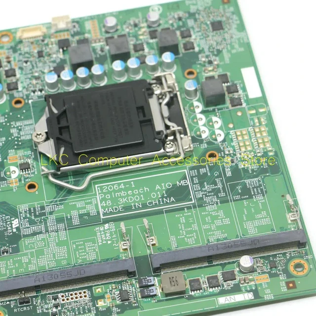 Alt view image 2 of 4 - OptiPlex 3011 AIO All-in-One Motherboard 12064-1 PN 25JXY 025JXY CN-025JXY, 48.3KD01.011 Mainboard, Fully Tested Working System Board Replacement for All-in-One Desktop Repair