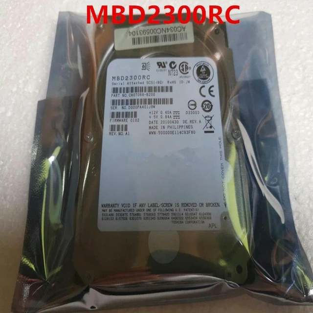 Alt view image 2 of 2 - Fujitsu 300GB 2.5 Inch SAS 6Gb/s Server Internal Hard Drive MBD2300RC, 10000RPM 32MB Cache Enterprise HDD, Fully Tested Working Hard Disk Replacement for Server Storage Repair & Array Maintenance