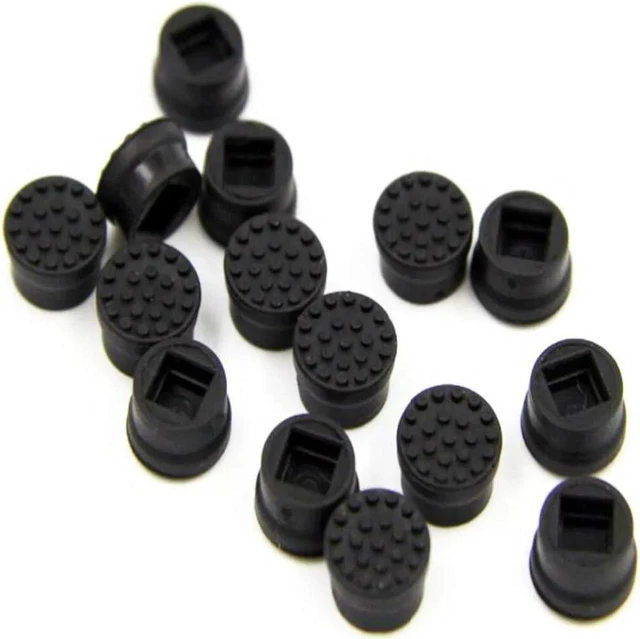 Main image of 10pcs Black Trackpoint Pointer Mouse Stick Point Caps for Laptop Notebook Keyboard, Little Dot Trackpoint Rubber Tip Replacement Covers, Precisely Fitted Spare Caps for Laptop Keyboard Pointer Repair