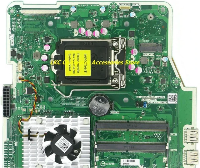 Alt view image 4 of 4 - 24" Optiplex 7440 AIO All-In-One Motherboard CN-09R6NG 09R6NG 9R6NG Board IPPSL-BF, Onboard GPU Mainboard, Fully Tested Working System Board Replacement for Optiplex 7440 AIO All-in-One PC Repair