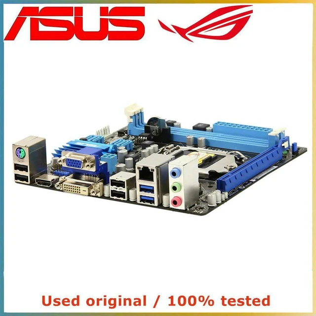 Main image of Mini ITX P8H61-I Computer Desktop Motherboard LGA1151 Socket, H61 Chipset DDR3 Up to 16GB RAM, SATA II & PCI-E 2.0 X16 Interface, Fully Tested Working Mainboard for Intel CPU PC Build & Repair