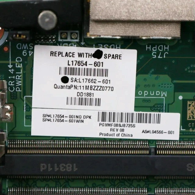 Alt view image 2 of 4 - L17654-001 Desktop Motherboard for ProDesk 400 G4 DM, DA0F80MB6A0 Board Designation L17662-601 L04566-001 Mainboard, Fully Tested Working System Board Replacement for HP ProDesk 400 G4 DM Small Form F