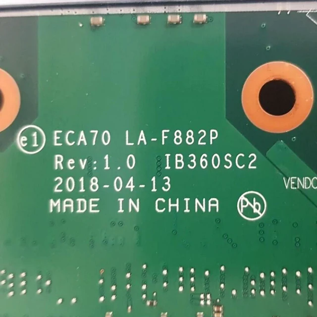 Alt view image 4 of 4 - LA-F882P Desktop Motherboard IB360SC2 FRU 01LM427 for IdeaCentre 520-27ICB, B360 Chipset LGA1151 DDR4 Mainboard, Fully Tested Working System Board Replacement for IdeaCentre 520-27ICB All-in-One Deskt