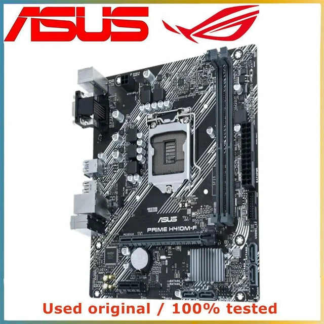 Alt view image 2 of 4 - PRIME H410M-F mATX Desktop Motherboard LGA1200 Socket H410 Chipset DDR4 Up To 64G Memory, M.2 NVMe PCIe3.0 x16 Mainboard, Fully Tested Working Mainboard Replacement for 10th Gen Intel LGA1200 CPU Cust