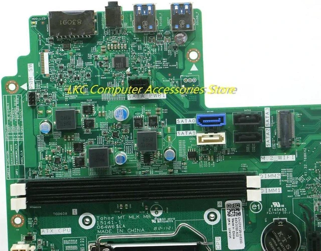 Main image of Desktop Motherboard NX0PH 0NX0PH CN-0NX0PH Board 15141-1 for Vostro 3667 3668 Tower, LGA1151 Socket DDR4 Mainboard Marked 064W6, Fully Tested Working System Board Replacement for Vostro 3667 3668 Desk