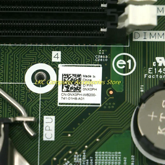 Alt view image 2 of 4 - Desktop Motherboard NX0PH 0NX0PH CN-0NX0PH Board 15141-1 for Vostro 3667 3668 Tower, LGA1151 Socket DDR4 Mainboard Marked 064W6, Fully Tested Working System Board Replacement for Vostro 3667 3668 Desk