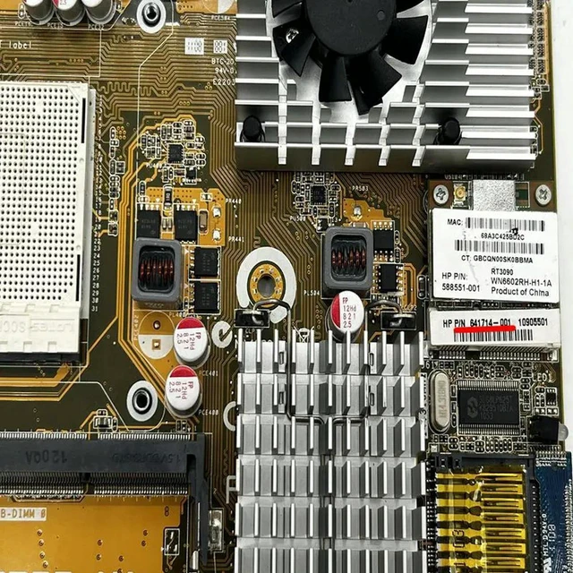 Alt view image 3 of 4 - APP80-NI All-in-One Motherboard 641714-001 for Omni 100 AIO Desktop, AIO Mainboard, Fully Tested Working System Board Replacement for Omni 100 All-in-One Notebook Hardware Repair & System Rebuild