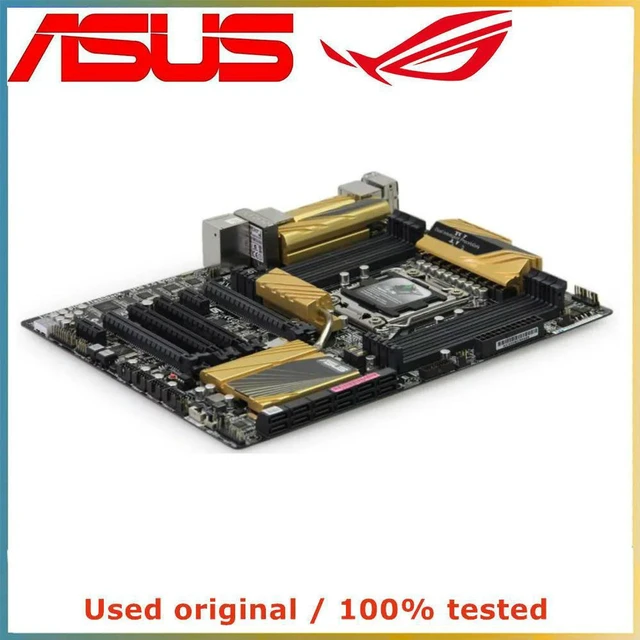 Alt view image 3 of 4 - X79-DELUXE ATX Desktop Motherboard LGA2011 Socket X79 Chipset DDR4?No, DDR3 Up To 64G, SATA III PCIe3.0 X16 Slot, Fully Tested Working Mainboard for Intel Xeon E5 CPU Custom Workstation Build, Upgrade