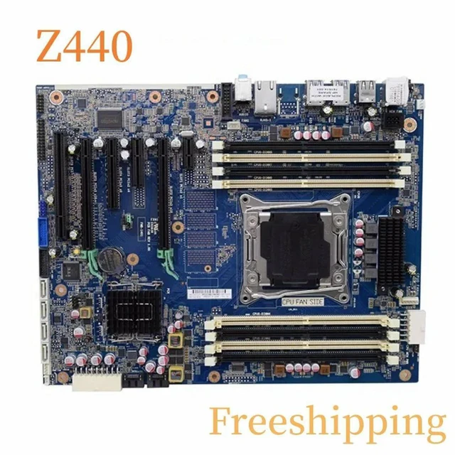 Alt view image 2 of 4 - Z440 Workstation Motherboard LGA2011 Chipset PN 761514-001 761514-601 710324-002, DDR4 Mainboard, Fully Tested Working Mainboard Replacement for Z440 Workstation Xeon CPU Build, Upgrade & Hardware Rep