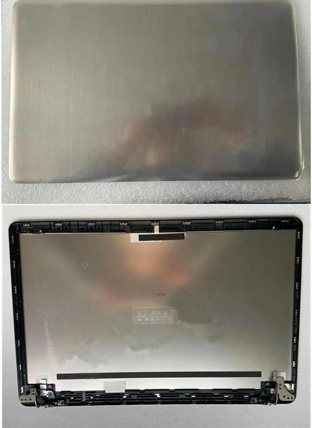 Main image of Golden LCD Back Cover A Shell Front Cover With Hinge Set Non-Touch for X580 X580V N580 Laptop, Display Rear Housing Assembly, Fully Inspected Replacement Spare Parts for X580 Series Screen Casing Repa