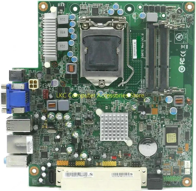 Alt view image 4 of 4 - Mini Desktop Motherboard IQ57I 89Y1683 for ThinkCentre M90 M90p M8200u, LGA1156 Socket DDR3 Mainboard, Fully Tested Working Replacement Board for M90 Series Mini PC Hardware Repair & Upgrade