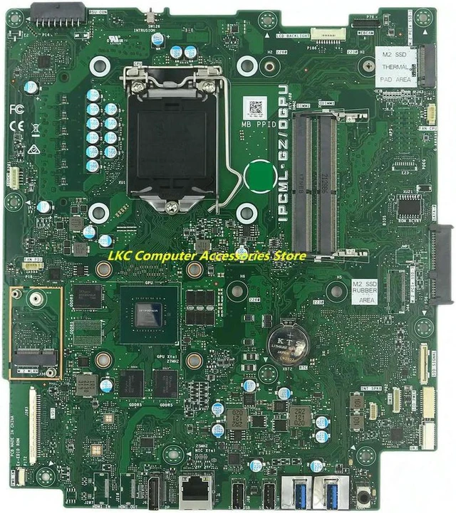 Alt view image 4 of 4 - OptiPlex 5480 AIO All-in-one Motherboard IPCML-GZ/DGPU PN PT5CF 0PT5CF CN-0PT5CF, Q470 Chipset LGA1200 DDR4 Mainboard, Fully Tested Working Replacement Mainboard for AIO PC Hardware Repair & Upgrade