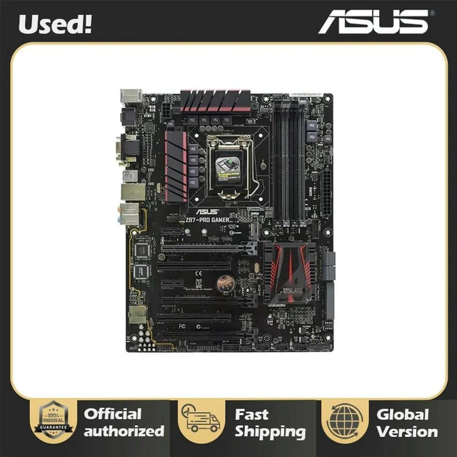 Alt view image 4 of 4 - Z97 PRO GAMER ATX Desktop Motherboard, Z97 Chipset LGA1150 Socket DDR3 Mainboard, Supports i7-4790K i5-4670K CPU, Max 32GB RAM, M.2 SATA3 PCI-E3.0 X16 & 6×USB3.0