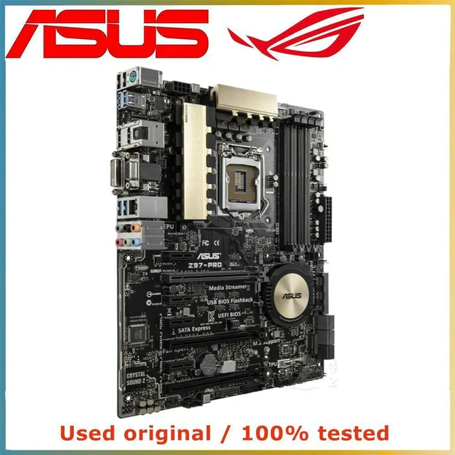 Alt view image 3 of 4 - Z97-PRO ATX Desktop Motherboard, Z97 Chipset LGA1150 Socket DDR3 Mainboard, Supports up to 32GB RAM, SATA III & PCI-E 3.0 X16 Slot, Fully Tested Working System Board