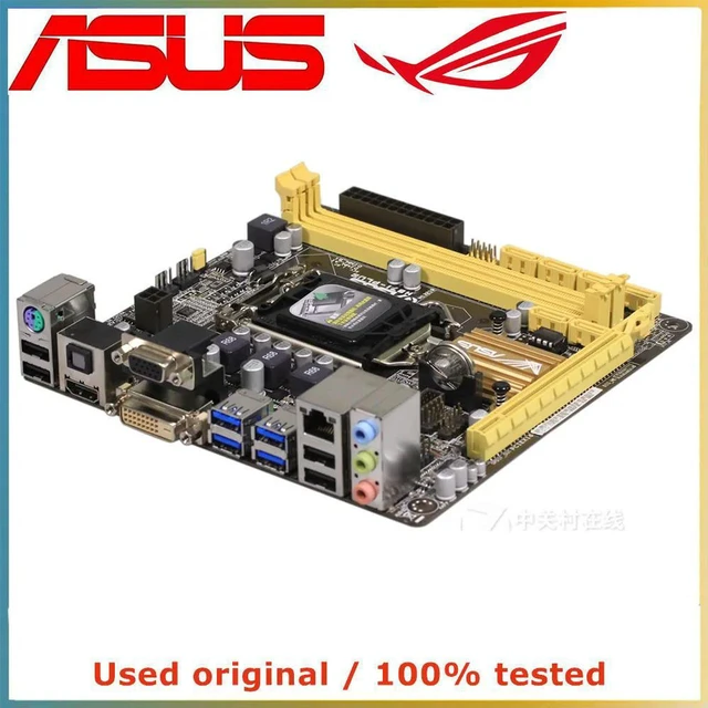 Alt view image 4 of 4 - H87I-PLUS Mini ITX Desktop Motherboard, H87 Chipset LGA1150 Socket DDR3 Mainboard, Max 16GB RAM, SATA3 & PCI-E 3.0 X16 Slot, Fully Tested Working System Board