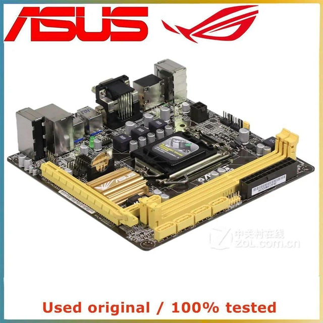 Main image of H87I-PLUS Mini ITX Desktop Motherboard, H87 Chipset LGA1150 Socket DDR3 Mainboard, Max 16GB RAM, SATA3 & PCI-E 3.0 X16 Slot, Fully Tested Working System Board