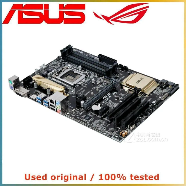 Alt view image 3 of 4 - Z170-P D3 Desktop Motherboard, Z170 Chipset LGA1151 Socket DDR3 Mainboard, Max 32GB RAM, M.2 NVME SATA3 PCI-E 3.0 X16 Slot, Fully Tested Working System Board