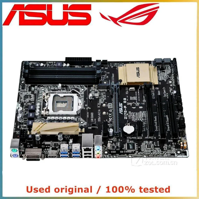 Main image of Z170-P D3 Desktop Motherboard, Z170 Chipset LGA1151 Socket DDR3 Mainboard, Max 32GB RAM, M.2 NVME SATA3 PCI-E 3.0 X16 Slot, Fully Tested Working System Board