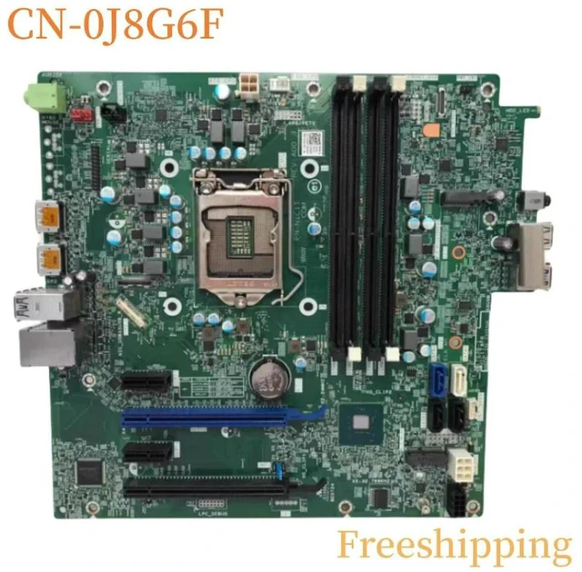 Main image of Desktop Motherboard for 5060 MT 5060 Tower PC, Part CN-0J8G6F 0J8G6F J8G6F N1C1T, H370 Chipset LGA1151 DDR4 Mainboard, Fully Tested Working Replacement System Board