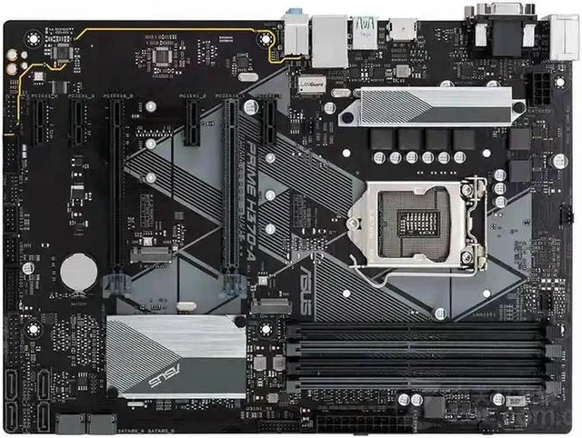 Alt view image 3 of 4 - LGA1151 Desktop Motherboard PRIME H370-A, Supports Core i3 8100 9100 9100F i5 8400 8500 9400 9400F 9600KF i7 8700K 9700F, Replacement Mainboard