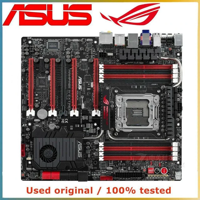 Alt view image 4 of 4 - RAMPAGE IV EXTREME R4E Desktop Motherboard, X79 Chipset LGA2011 Socket DDR3 Mainboard, Max 64GB RAM, SATA III PCI-E 3.0 X16 Slot, Fully Tested Working Replacement System Board