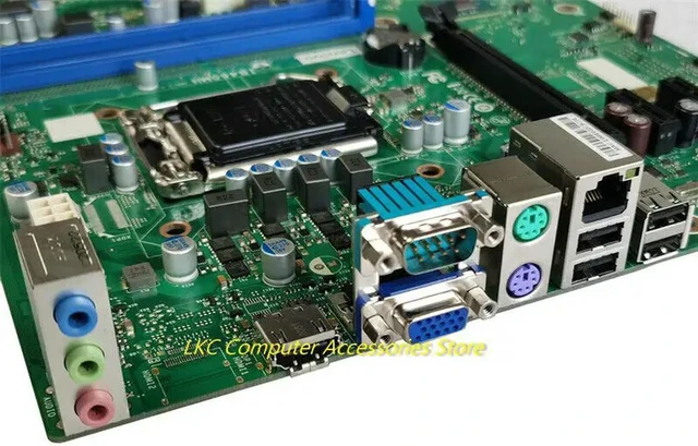 Alt view image 3 of 4 - Desktop Motherboard for ThinkCentre M435-B002 M437 T4900K, B460 Chipset IB460MH Mainboard, LGA1200 Socket, Fully Tested Working Replacement System Board