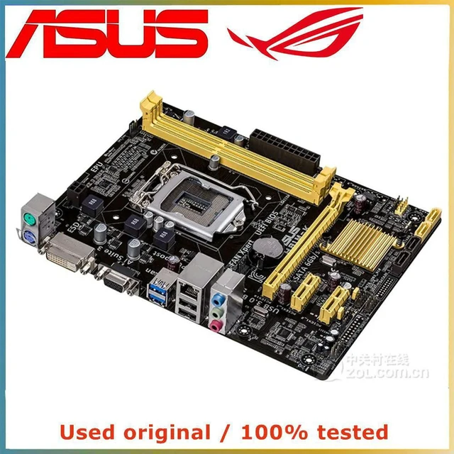 Alt view image 3 of 4 - Desktop Motherboard for H81M-K, H81 Chipset LGA1150 DDR3 Mainboard, Supports Max 16GB RAM, SATA III PCI-E 3.0 X16 Slot, Fully Tested Working Replacement System Board
