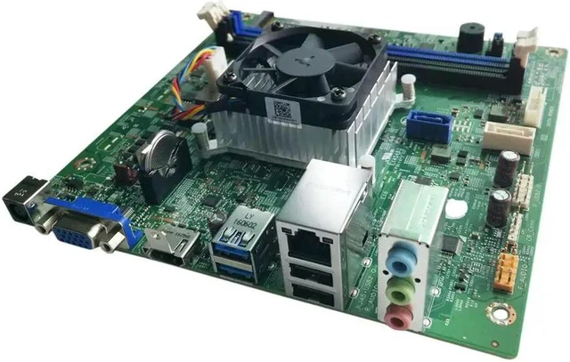 Alt view image 2 of 4 - Desktop Motherboard for Pavilion 510-A, Part 844844-003, PCB 15124-1 348.05E07.0011, 17x17 DC Mainboard, Supports A8-7410 Processor, Fully Tested Working Replacement System Board