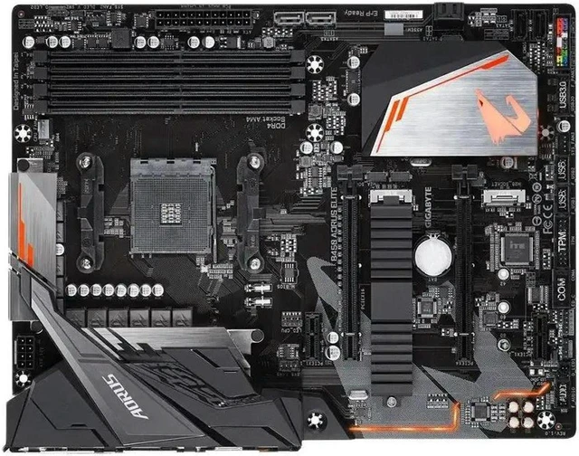 Alt view image 4 of 4 - B450 Desktop Motherboard B450 ELITE, AM4 Socket, Supports Ryzen7 1700 3700X Ryzen5 2600 2600X 3500X 3600 5500 5600 5600G 4600G 2400G, Replacement Mainboard