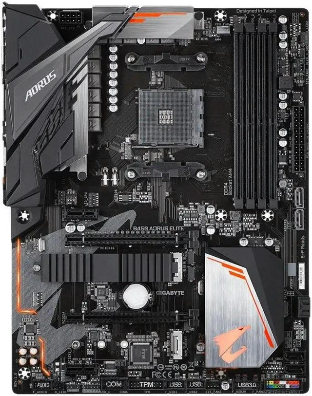 Main image of B450 Desktop Motherboard B450 ELITE, AM4 Socket, Supports Ryzen7 1700 3700X Ryzen5 2600 2600X 3500X 3600 5500 5600 5600G 4600G 2400G, Replacement Mainboard