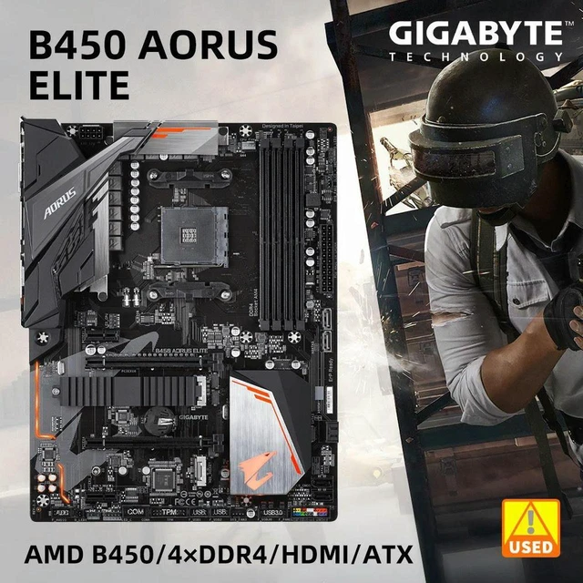 Alt view image 3 of 4 - B450 Desktop Motherboard B450 ELITE, AM4 Socket, Supports Ryzen7 1700 3700X Ryzen5 2600 2600X 3500X 3600 5500 5600 5600G 4600G 2400G, Replacement Mainboard