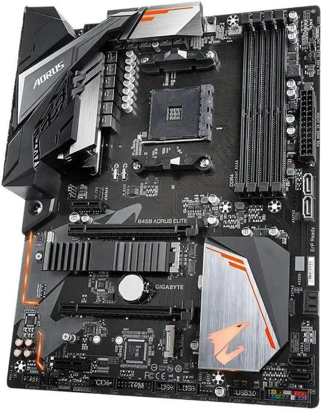 Alt view image 2 of 4 - B450 Desktop Motherboard B450 ELITE, AM4 Socket, Supports Ryzen7 1700 3700X Ryzen5 2600 2600X 3500X 3600 5500 5600 5600G 4600G 2400G, Replacement Mainboard