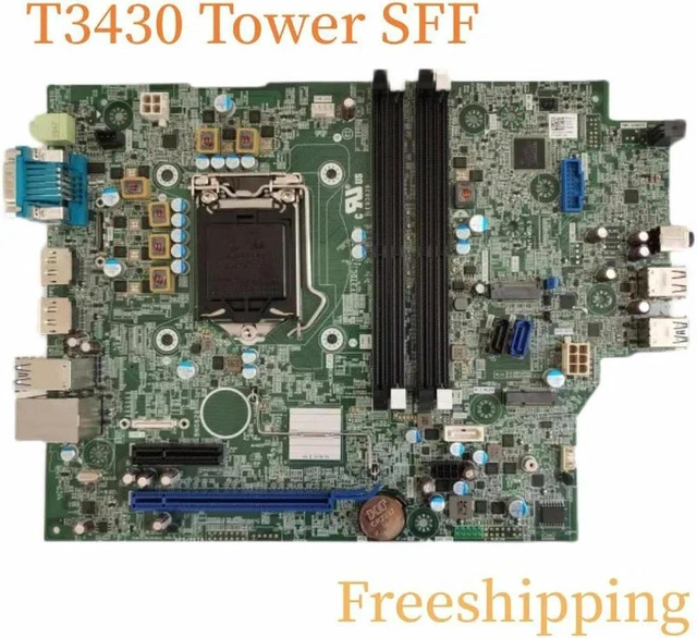 Main image of Tower SFF Workstation Motherboard for T3430, Part CN-0R8N1F 0R8N1F R8N1F 00CV7F 0CV7F, LGA1151 DDR4 Mainboard, Fully Tested Working Replacement System Board