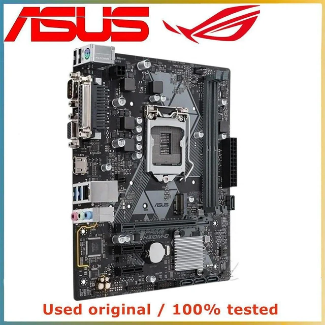 Alt view image 3 of 4 - Desktop Motherboard PRIME H310M-D, H310 Chipset LGA1150 LGA1151 DDR4 Mainboard, Supports Max 32GB RAM, PCI-E 3.0 X16 Slot, Fully Tested Working Replacement System Board